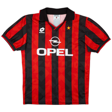 【爆売りセール開催中！】 1994-95 (L) - 9/10 - Shirt Home Milan AC ウェア