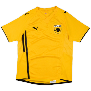 2010-11 AEK Athens Match Issue Home Shirt #22