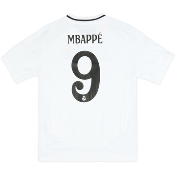 2024-25 Real Madrid Authentic Home Shirt Mbappe #9