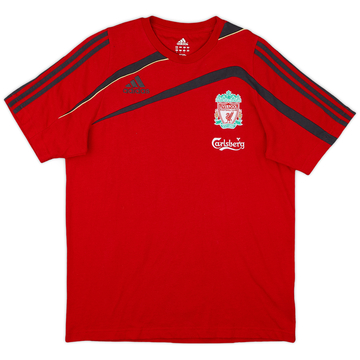 2009-10 Liverpool adidas Camiseta Casual - 9/10 - (M)