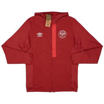 Brentford FC 2021 Hood Jacket レッド XL 2025/26 Adult Pre-match : Jacket