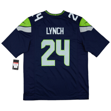 2019 Seattle Seahawks Lynch 24 Nike Game Home Jersey XL