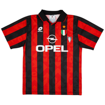 1994-95 AC Milan Home L/S Shirt - 9/10 - (L)