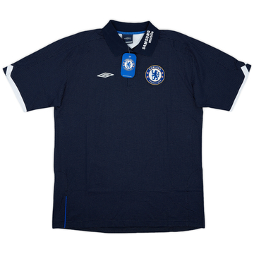 2005-06 Chelsea Umbro 1/4 Zip Polo Shirt - 9/10 - (M)