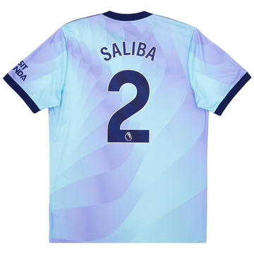 注目の福袋をピックアップ！ 2023-24 Arsenal #2 Saliba Shirt Away ウェア