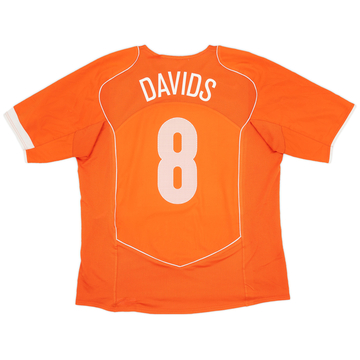 2002-04 Netherlands Away Shirt Davids #8 - 9/10 - (L)
