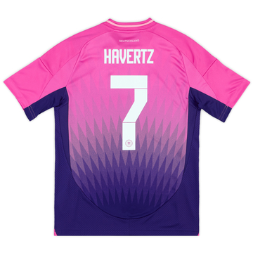 ユーロ2024ドイツチームホームユニフォーム7番 Havertz adidas Germany Home Havertz 7 Jersey 2024-2025 (Official
