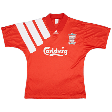 1992-93 Liverpool Player Issue Centenary Home L/S Shirt - 9 1992-93 Liverpool Player Issue Centenary Home L/S Shirt - 9