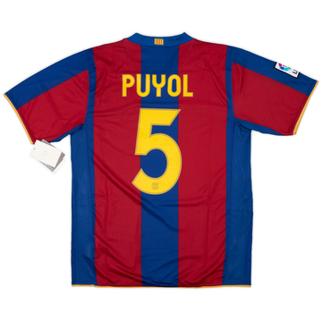 Nike Barcelona PUYOL #5 2011-12 HOME FOOTBALL SHIRT LONG