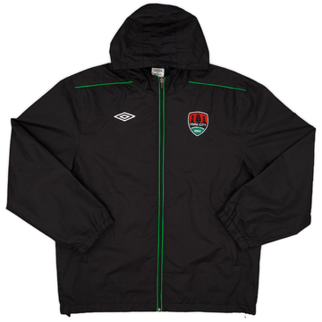 ADIDAS ORIGINALS CHILE 20 TRACK TOP WET LOOK OLIVE 3 STRIPES
