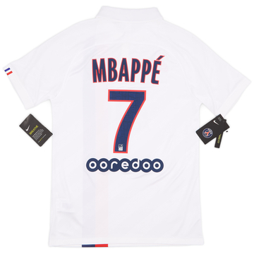 2019-20 Paris Saint-Germain Third Shirt Mbappe #7 - 8/10 - (S)
