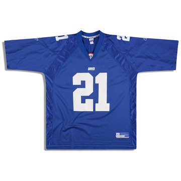 2002 04 New York Giants Barber 21 Reebok On Field Jersey Home XXL