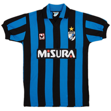 1988-89 Inter Milan Home Shirt - 8/10 - (L)