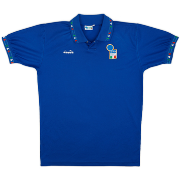 海外最新 Shirt Home Italy 1992-93 - (S) - 8/10 ウェア