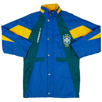 1994-96 Brazil Umbro Track Jacket - 8/10 - (L)