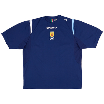 2004-06 Scotland Diadora Training Shirt - 8/10 - (L)