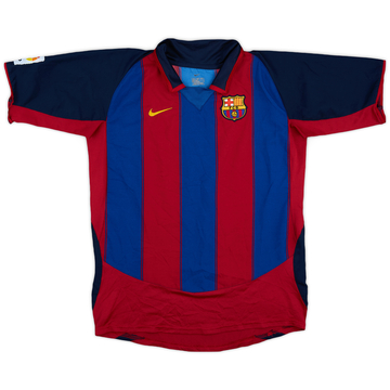 FC Barcelona 2003 ユニフォーム Nike Barcelona 2003/04 Home Soccer Jersey Football Shirt Barca Sz