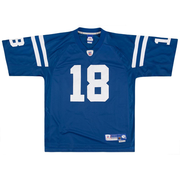 2008 11 Indianapolis Colts Manning 18 Reebok On Field Home Jersey Excellent L