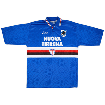1995-96 Sampdoria Asics Training Shirt - 8/10 - (L)