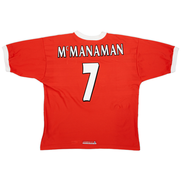 1998-00 Liverpool Home Shirt McManaman #7 - 7/10 - (XL)