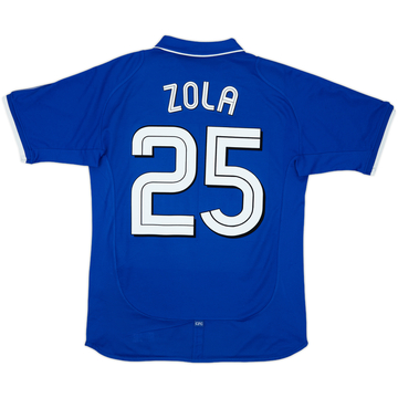 2001-03 Chelsea Home Shirt Zola #25 - 6/10 - (L)