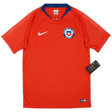 2012-14 Chile Match Issue Home L/S Shirt #10