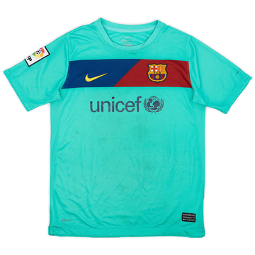 2010-11 Barcelona GK Shirt- 9/10 - (L.Boys)