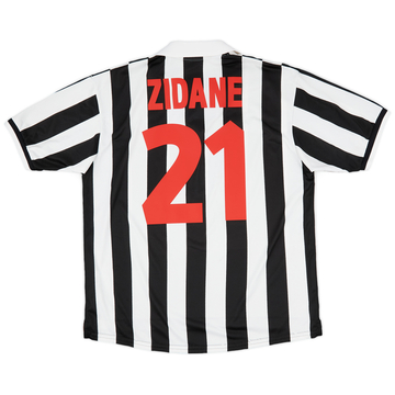 1995-96 Juventus Away Shirt Zidane #21 - 3/10 - (L)