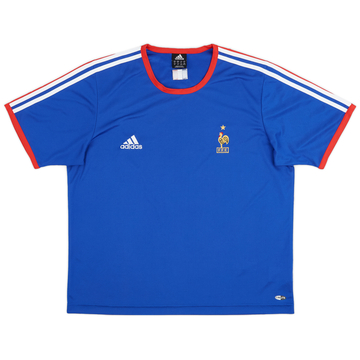 06's adidas × France  Game Shirts MEN ADIDAS FRANCE 2005/2006 TRAINING SOCCER FOOTBALL SHIRT