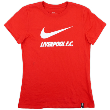 2020-21 Liverpool Nike Camiseta de Algodón - 9/10 - (Para Mujer XS)