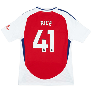 2023-24 Arsenal Home Shirt Rice #41 (KIDS)