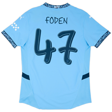 2024-25 Manchester City Authentic Home Shirt Rodrigo #16 2024-25 Manchester City Authentic Home Shirt Rodrigo #16