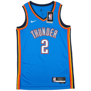 2019 23 Oklahoma City Thunder Gilgeous Alexander 2 Nike Swingman Away Jersey S