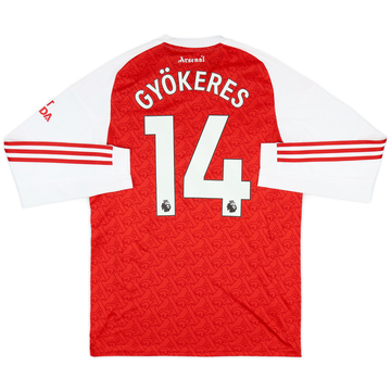 2025-26 Arsenal Authentic Away Shirt Gyokeres #14
