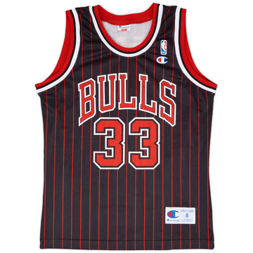 1995-97 Chicago Bulls Pippen #33 Champion Jersey (Alternate) S