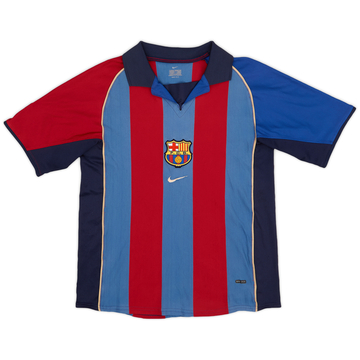 2001 02 Barcelona Commemorative Home Shirt F. De Boer 100