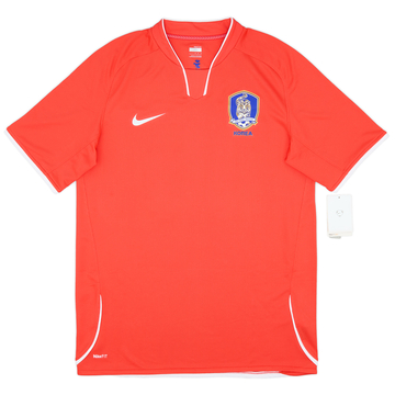 2006-08 South Korea Signed Home Shirt - 9/10 - (L)