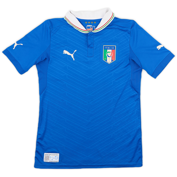 PUMA イタリア代表 2010 Home No.21 Pirlo 2012-13 Italy Home Shirt Pirlo #21 - 7/10 - (XS)