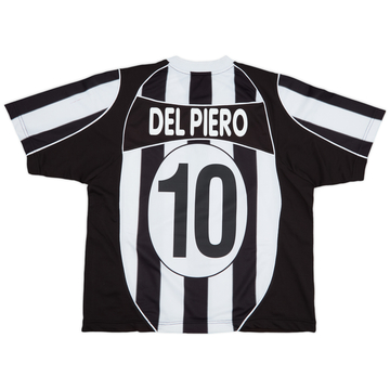 02/03ユベントス No.10 DEL PIERO 2002-03 Juventus Away L/S Shirt Del Piero #10 (XL)