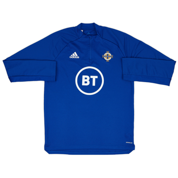 2000s Northern Ireland Umbro 1/4 Zip Drill Top - 9/10 - (XL