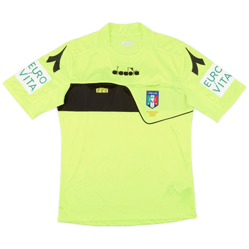 2018 19 Italy Diadora Referee L S Shirt 9 10 M