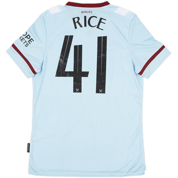 2022-23 West Ham United Away Shirt Rice #41 - 7/10 - (M)