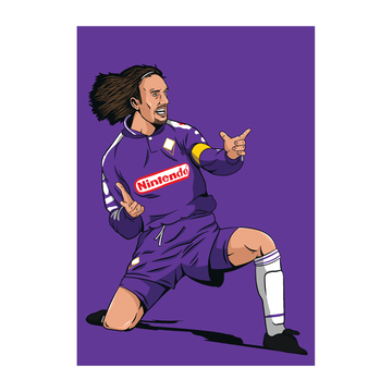 Batistuta Legends A3 Print/Poster