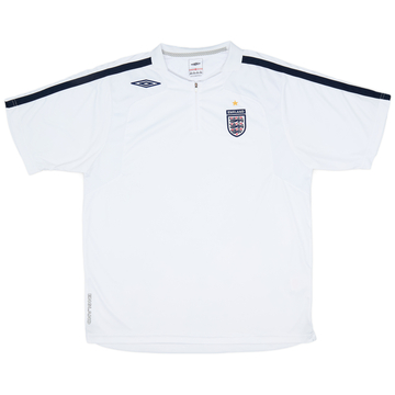 2004-05 England Umbro 1/4 Zip Training Shirt - 8/10 - (S)