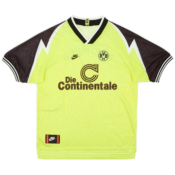 NIKE Borussia Dortmund 1995/96 サッカーシャツ BORUSSIA DORTMUND 1995 1996 AWAY SHIRT JERSEY LONG SLEEVE