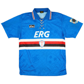 【特別セール品】 1994-95 Sampdoria (M) - 7/10 - Shirt Home ウェア