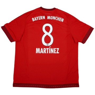 2011-13 Bayern Munich Home Shirt Martinez #8 - 4/10 - (L)