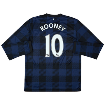 2013-14 Manchester United Away L/S Shirt - 9/10 - (M)