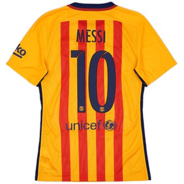 ［美品！】バルセロナ MESSI 10 シャツ 2015 Barcelona 2015 - 2016 Home football Nike Player Issue shirt
