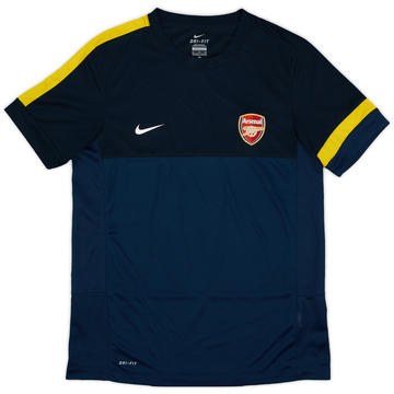 Rare Vintage NIKE Arsenal FC 2012/2013 BLACK Pre-Match